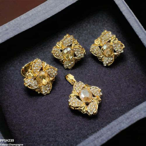 PPSH239 MZM Oval/Heart Pendant Set - PPSH - Image 2